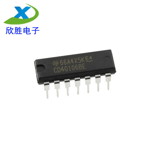 CD40106BE CD40106/HCF40106 六施密特触发器 DIP-14 进口全新