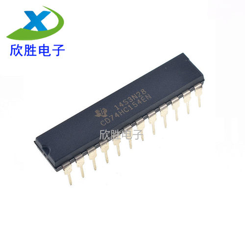 原装正品CD74HC154EN DIP窄体 逻辑-信号开关/多路复用器/解码器