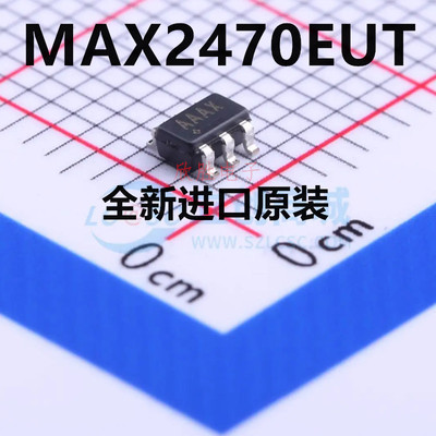 直拍 MAX2470EUT+T 丝印AAAX 贴片SOT23-6 射频放大器