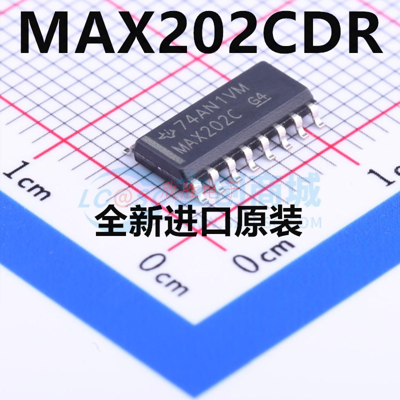 原装 |全新原装 MAX202CDR 丝印MAX202C 贴片SOP16 接口IC芯片