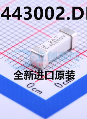 0443002.DR 丝印:2A AC250V 贴装式保险丝 250VAC IC芯片 SMD2