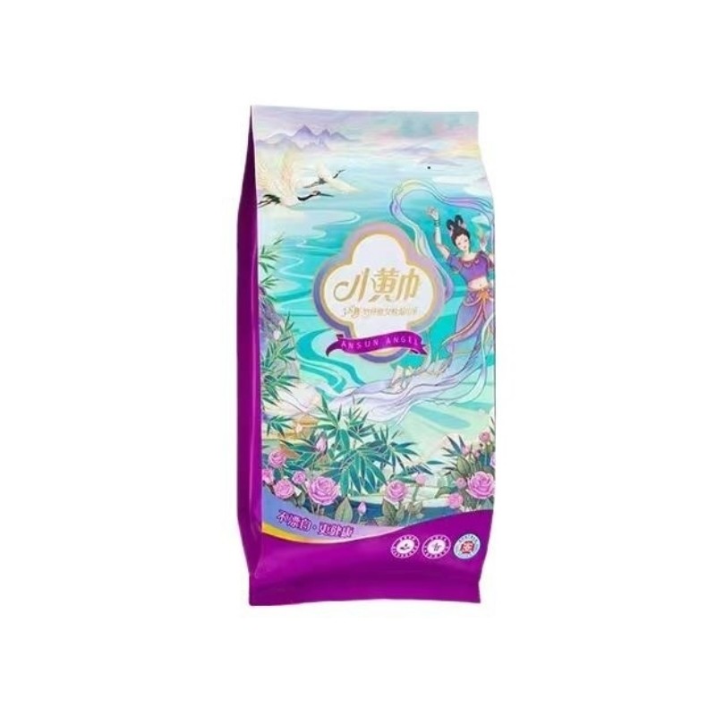 爱善天使新款3.8度晴竹纤维湿巾女性用私密护理便携湿纸巾5包50片