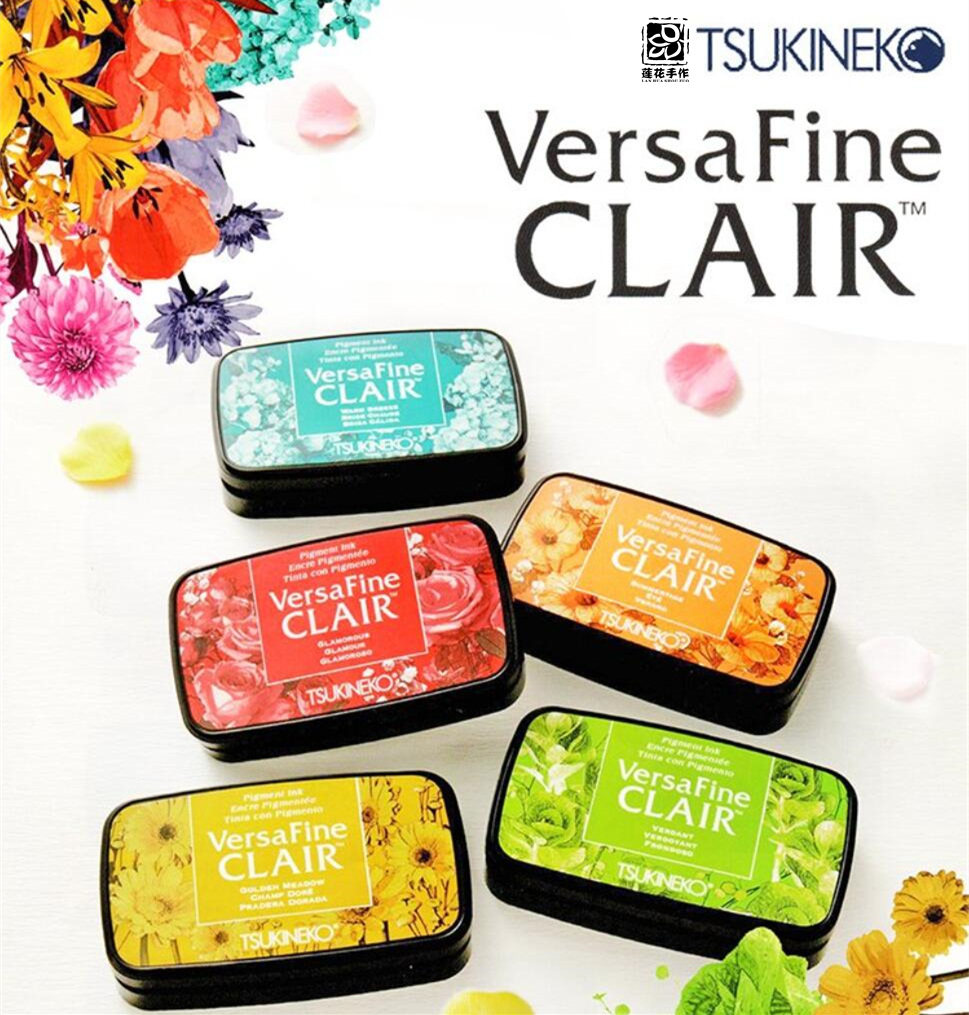 日本Tsukineko月猫 VersaFine CLAIR VFC超级高细印台印泥极速干