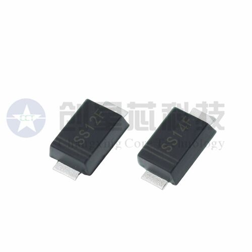晶导微SS14F SS24F SS34F SS54F/36F/210F/310F SMAF肖特基二极管