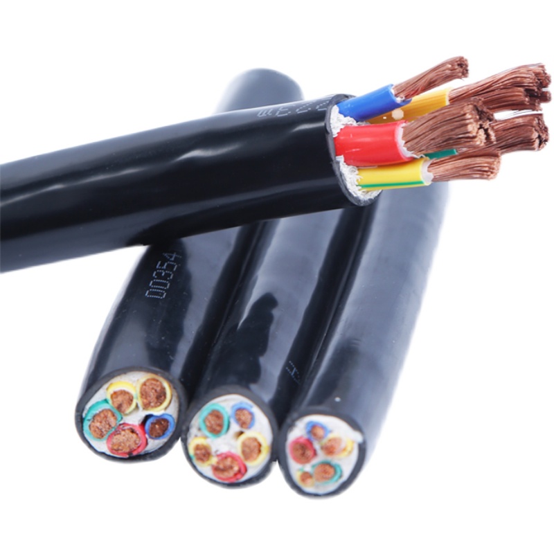 电缆线rvv软电缆2/3m/4/5芯10/16/25/35/50平方国标铜芯护套线电