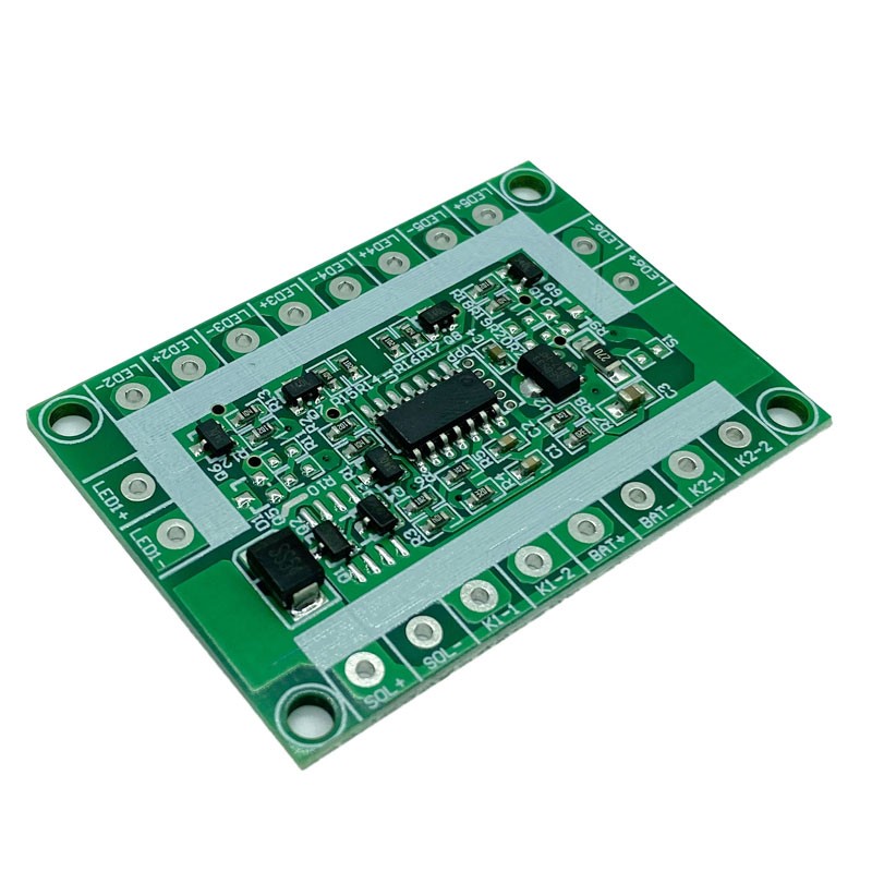 6V12V红蓝交通太阳能爆闪灯控制器3.7V3.2V太阳能爆闪灯控制器板