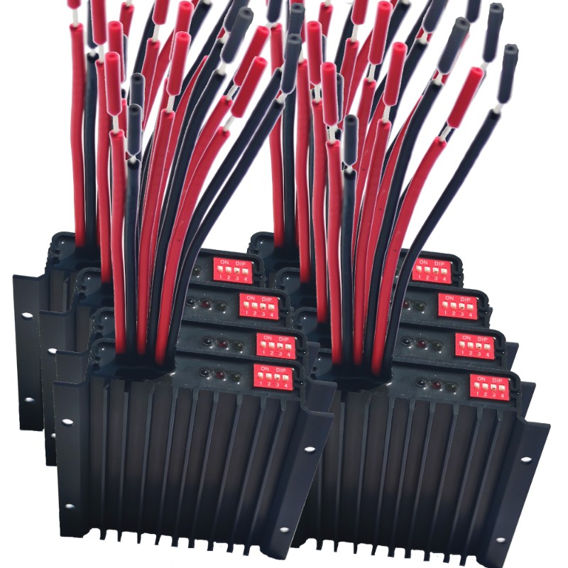 11.1V12.8V12V24VMPPT防水太阳能控制器10A20A 监控太阳能控制器