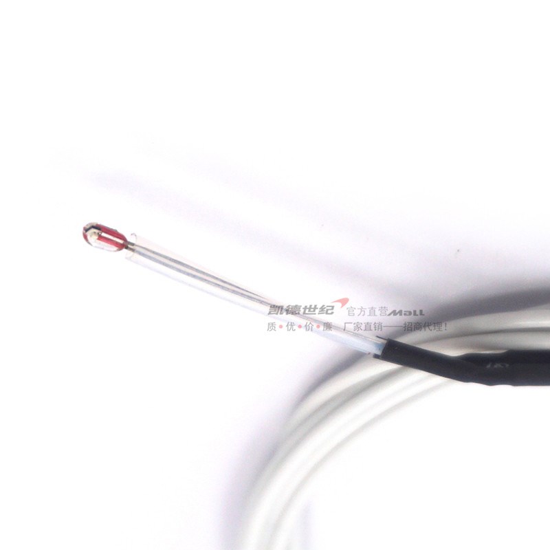 NTC单端玻封热敏电阻温度传感器 3D打印机配件100K 1% 3950耐200