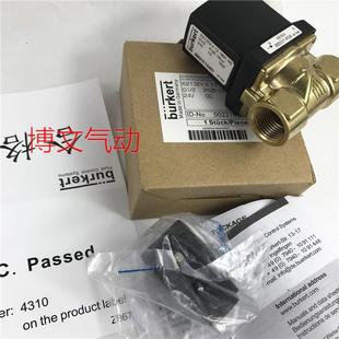 4分DN15 burkert宝德电磁阀6213 DN20水阀气阀油阀铜体