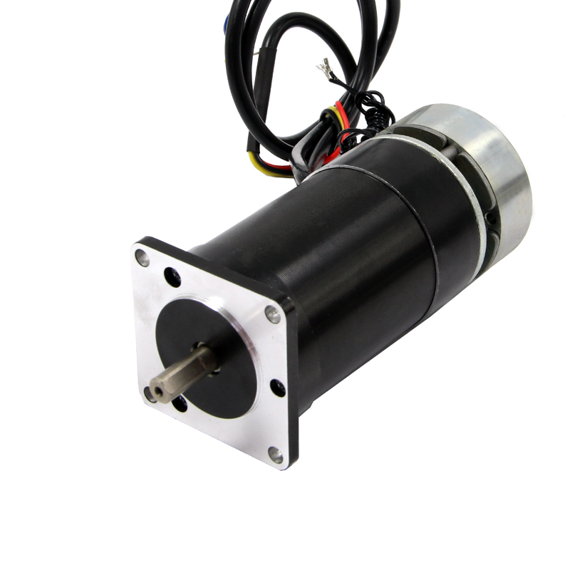 24V直流无刷电机带刹车60W 3000转57BL95S06-230TF9B