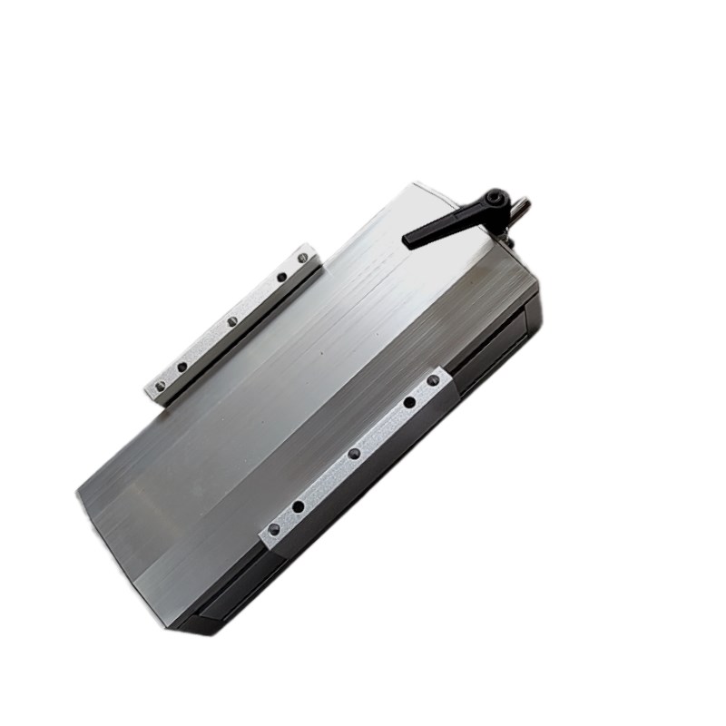 手摇导轨90滚珠丝杆滑台双直线导轨步进伺服马达手动十字封闭式模