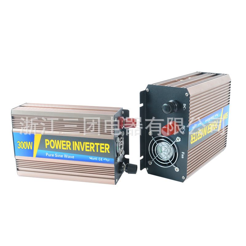 纯正弦波车载太阳能转换器DC24V48V12V转220V110V直流1500W逆变器