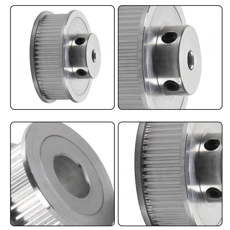 3D打印机配件 2GT同步轮皮带轮GT2带轮BF型 60齿金属铝质同步带轮