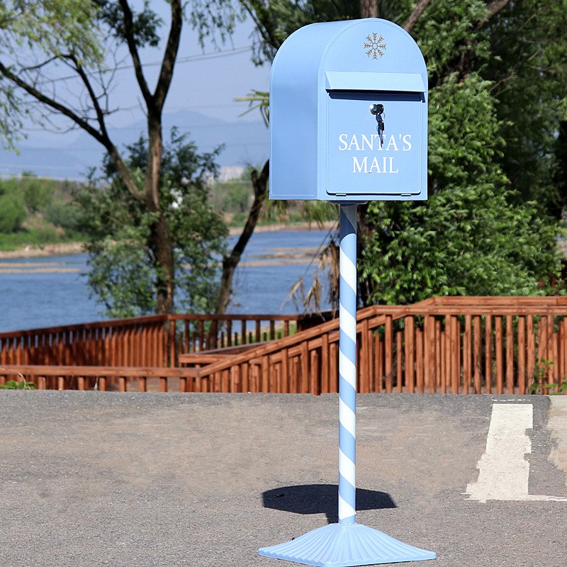 热卖复古铁艺信报箱心语信箱邮箱意见箱室外防雨挂墙带锁大号家用