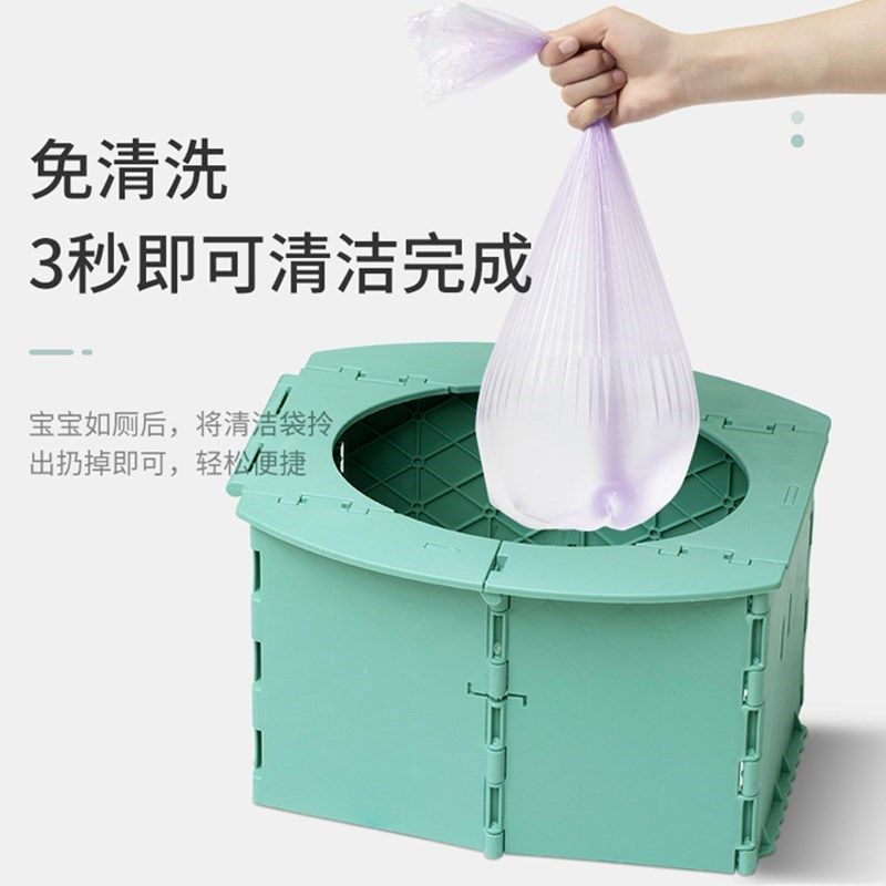 户外露营厕所车载马桶大人便携式一次性汽车折叠式士儿童女用应急
