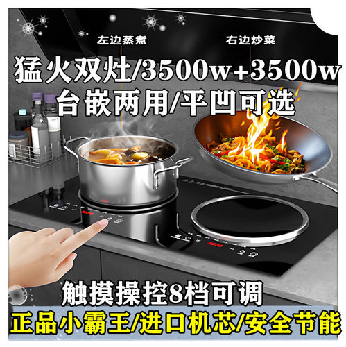 小霸王智能体感3500家用猛火双头