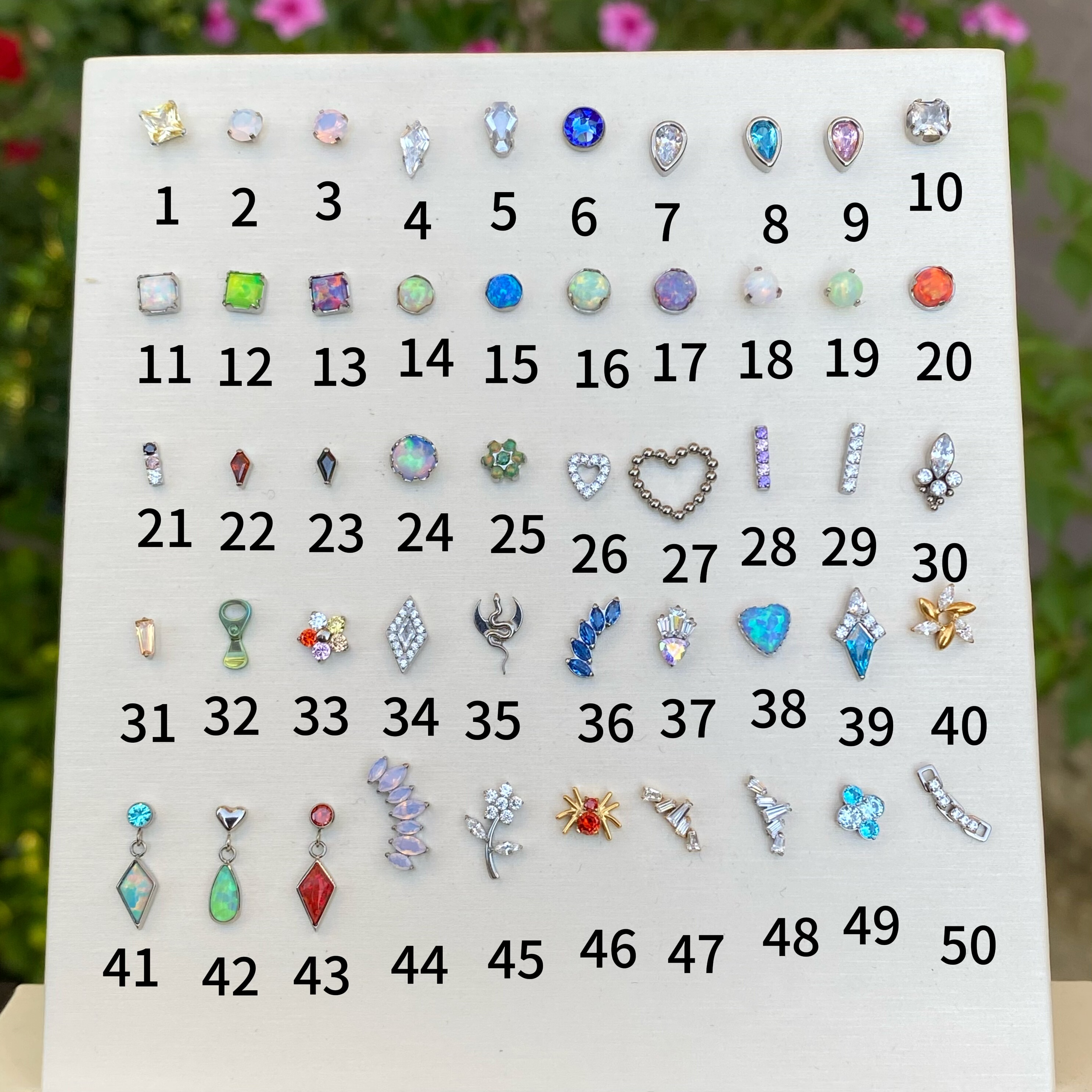 【清仓款】孤品/ f136钛合金 耳钉/唇钉/耳骨钉/鼻钉 氧化展示款