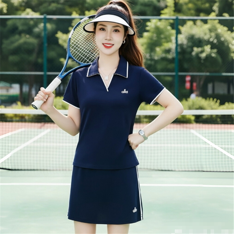 夏季速干羽毛球服套装女网球裙裤