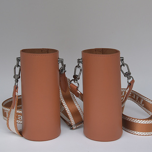 磁吸纯钛保温杯杯套水杯水壶保护套斜跨手提水瓶瓶套飞剑钛杯杯套