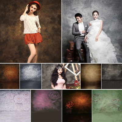 复古扎染摄影背景布影楼儿童婚纱拍照背景服装拍摄单色油画扎染布