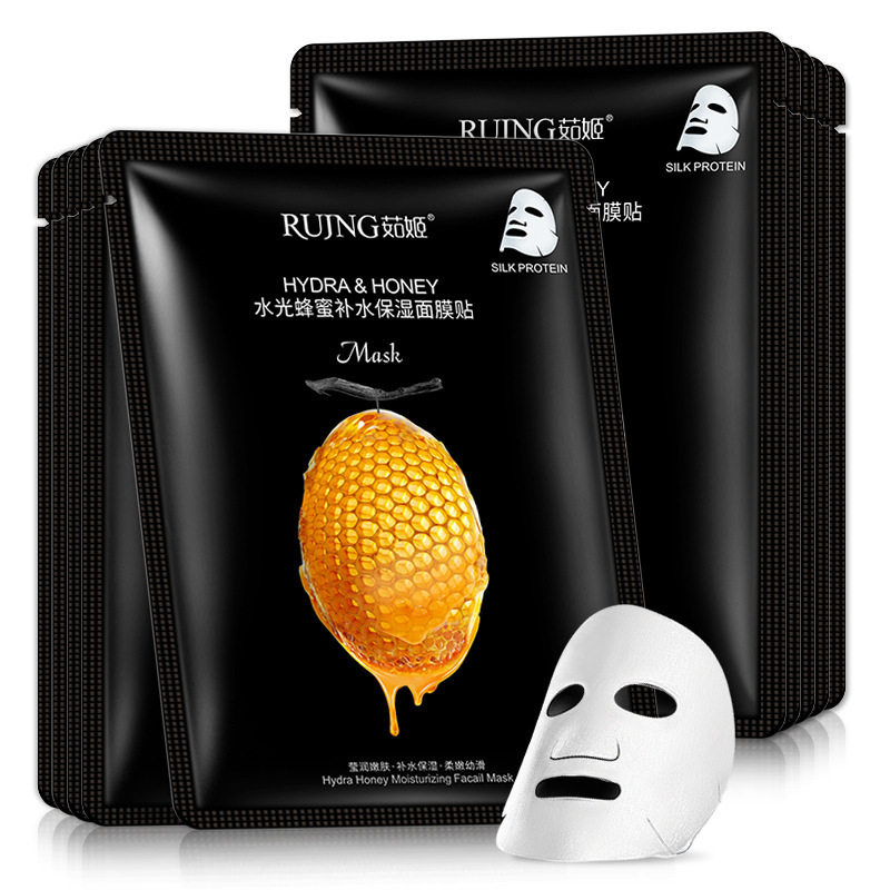 形象美玻尿酸水光蜂蜜面膜嫩肤保湿补水滋润收缩毛孔面部护肤