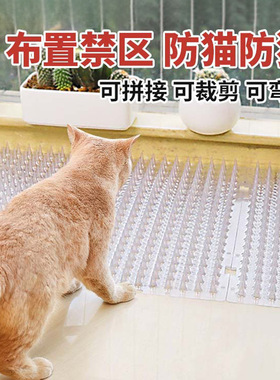 透明防猫刺垫防抓防爬隔离猫防猫垫防猫上床驱猫床底挡板防猫刺钉