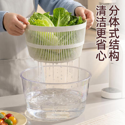 沙拉蔬菜脱水器家用神器沥水甩干