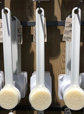 洗澡刷日本正品无印mujl搓澡搓背神器软毛男女士长柄背部沐浴刷