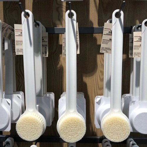 洗澡刷日本正品无印mujl搓澡搓背神器软毛男女士长柄背部沐浴刷