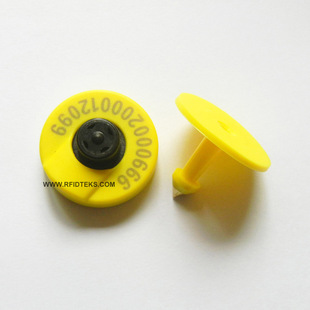 FDX 134.2KHZ EM4305芯片 RFID动物耳标 电子耳标 ISO11784