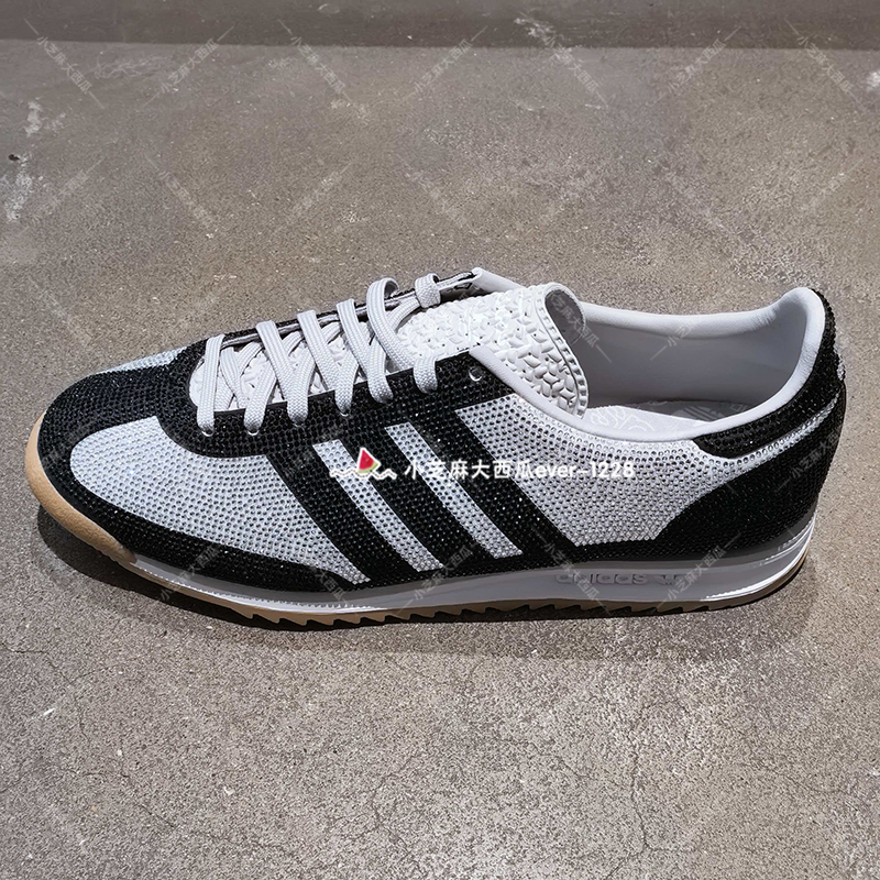 adidas三叶草复古薄底运动鞋