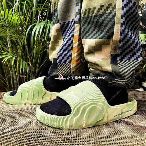 adidas三叶草情侣舒适休闲拖鞋