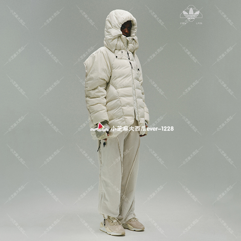 adidasxHAMCUS连帽保暖羽绒服