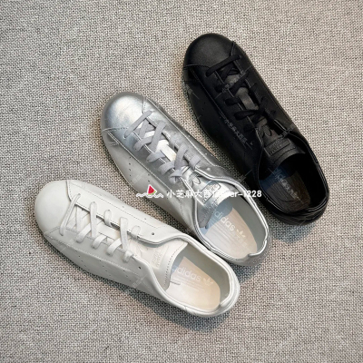 adidas三叶草薄底板鞋运动鞋