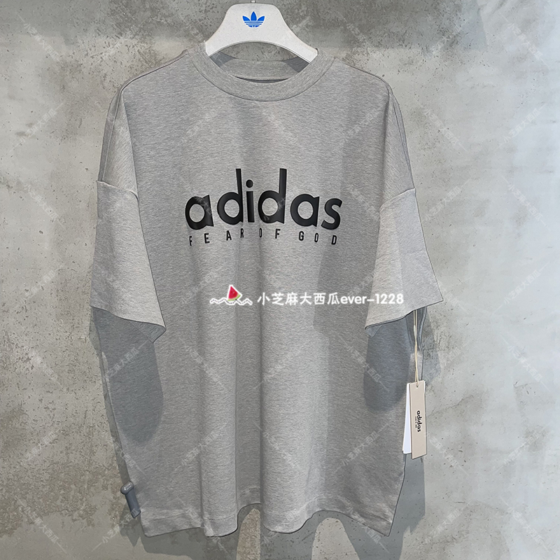 adidas三叶草休闲套头短袖T恤