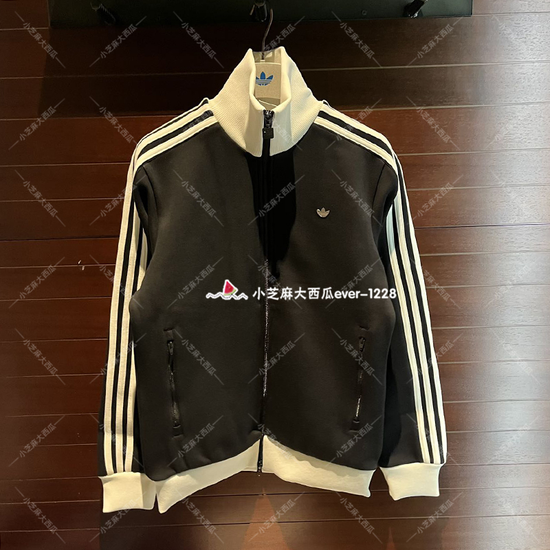 adidas三叶草修身运动上衣外套