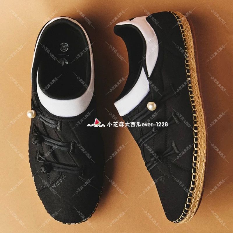 adidas三叶草CLOT陈冠希联名新中式舒适男女休闲运动布鞋JQ4053