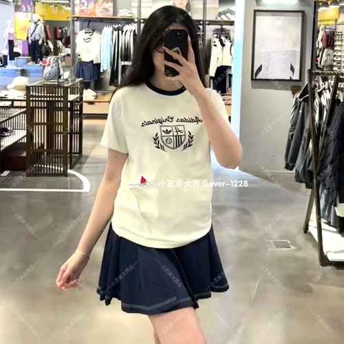 adidas三叶草运动休闲短袖T恤