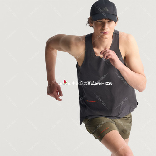 adidas阿迪达斯跑步工字运动背心
