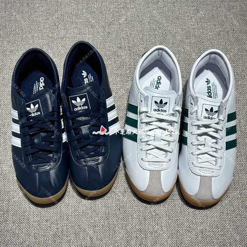 adidas三叶草复古薄底运动鞋