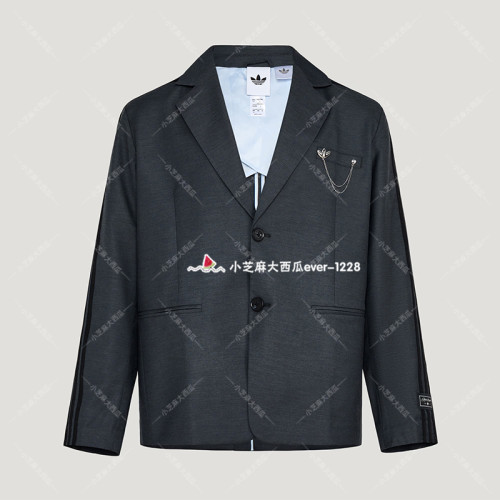 adidas三叶草DLXC西装早春外套