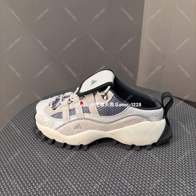 adidas阿迪达斯女子休闲舒适户外风休闲穆勒鞋半拖鞋KJ4042KJ4043