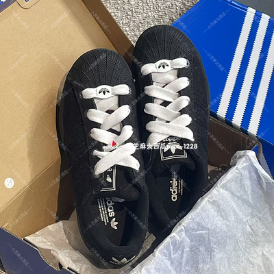 adidas三叶草牛仔布鞋面运动鞋