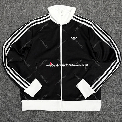 adidas三叶草漏斗领运动夹克外套