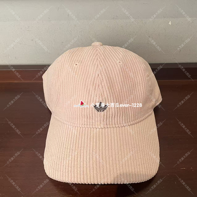 adidas三叶草灯芯绒运动棒球帽