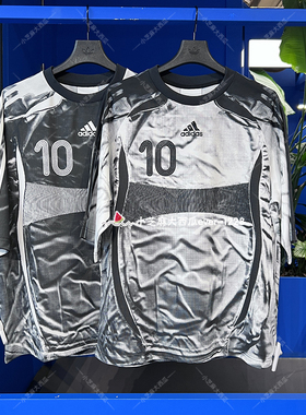 adidas三叶草专柜正品ADILENIUM足球风运动短袖球衣KF8522KF8523