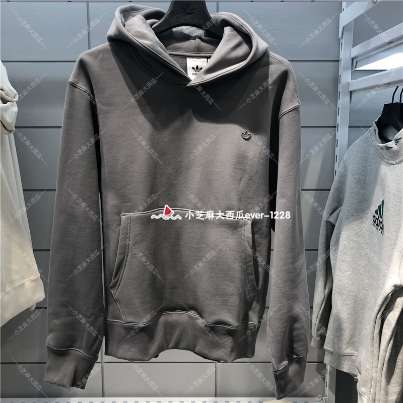 adidas三叶草正品男子加绒卫衣