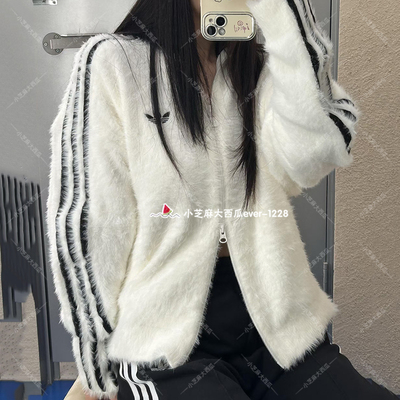 adidas三叶草运动宽松夹克外套