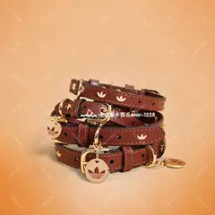 Adidas Trefoil Official Store Genuine Pet Dog Cat Classic Retro Fashion Adjustable Collar Kh0123