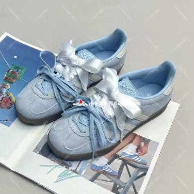 adidas三叶草复古运动板鞋德训鞋